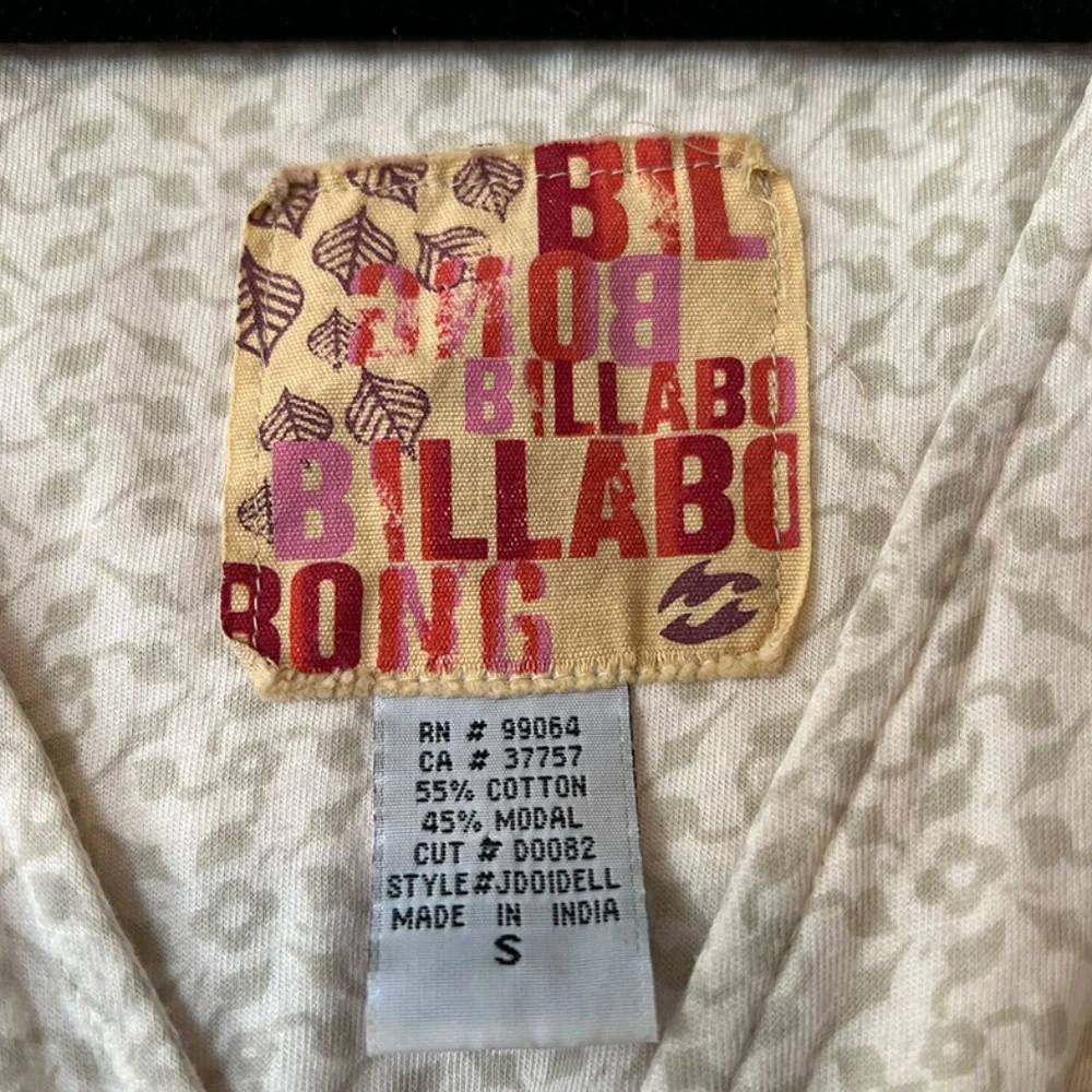 Billabong Midi Printed Boho Dress - Tie Front | Size S - Picture 4 of 4